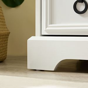 Modern <b>6</b>-<b>Drawer</b> Dresser with Easy Pull Handle Tall Chest <b>Drawers</b> for Bedroom Closet Organizers Clothes Storage Teak Wood Finish - Product Image 4