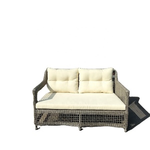 Ensembles de canapés sectionnels de jardin extérieur PRSF-E1 en forme de I en aluminium rotin osier Patio sièges de loisirs Direct usine salon parc - Product Image 6