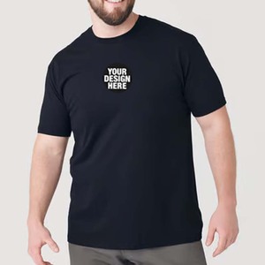 T-shirt léger et hypoallergénique pour femme en coton biologique et bambou, col en V, avec logo personnalisé - Product Image 1