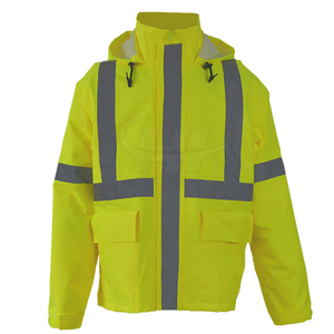 Veste de travail réfléchissante de haute qualité pour hommes, vêtements de travail haute visibilité pour la construction, vêtements de travail pour l'industrie, prend en charge le logo personnalisé, veste de sécurité OEM - Product Image 1