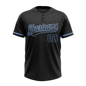Maillots de baseball pour hommes à manches courtes respirants sur mesure en gros avec logo personnalisé pour adultes - 100% polyester - Product Image 2