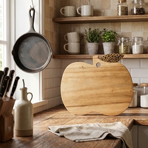 Tabla de Madera de Suar de Grado Alimenticio con Incrustaciones de Bambú Negro, Bandeja Grande Natural sin Barnizar, Hecha a Mano en Bali, Regalo Artesanal de Madera - Product Image 3