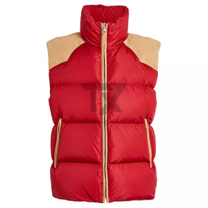 Vente en gros de gilets matelassés sans manches, vestes en duvet respirantes, gilets d'hiver pour hommes, matériau personnalisé pour garçons - Product Image 1