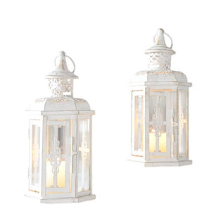 <b>Set</b> Of 3 Vintage Metal Candle <b>Lanterns</b> Decorative Hanging <b>Lanterns</b> With Tempered Glass For Home Garden Indoor Outdoor Decor - Product Image 3
