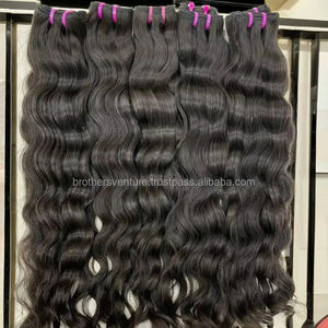 Natural negro suave sedoso indio crudo sin procesar Pelo Rizado Paquete de pelo al por mayor indio templo cabello humano HairX marca HX908 - Product Image 3