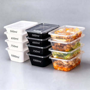 Conteneur alimentaire jetable rectangulaire en PP, couleurs personnalisables, échantillon disponible, OEM/ODM, pour grossistes et approvisionnement d'entreprise - Product Image 5