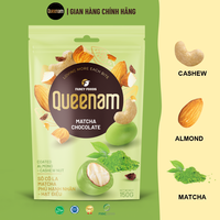 Dragées de chocolat pur enrobées de matcha, amandes et noix de cajou, snacks, bonbons, OEM/ODM, HALAL, 75G, emballage personnalisable