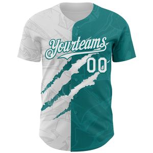Camiseta de Béisbol Personalizada para Club, Sublimación Completa con Botones, Ropa de Equipo, Manga Corta, Antibacteriana - Product Image 4