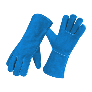 Guantes de Soldadura de Cuero Vacuno de Primera Calidad, Resistentes a la Abrasión, Retardantes de Llama, para Bomberos y Barbacoa - Product Image 4