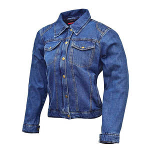 Veste en jean tricotée en coton délavé élégante pour femme, boutonnage classique, prête pour l'hiver, manches longues, poignets ajustables - Product Image 2