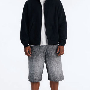 Shorts en jean d'été personnalisés de haute qualité pour hommes, avec broderie appliquée, coupe skinny - Product Image 2