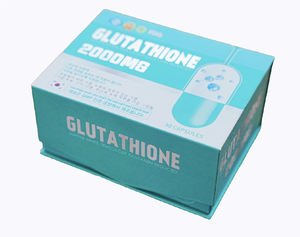 Cajas de papel reciclado ecológicas de suministro de fábrica OEM para embalaje de medicamentos logotipo personalizado impreso laminado mate en relieve UV - Product Image 5