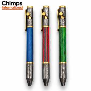 Handcrafted Damascus Steel Heavy-Duty 3-Year Warranty <b>Pen</b> <b>Gift</b> Box Luxury Bolt Action Ballpoint Signature Executive - Product Image 1