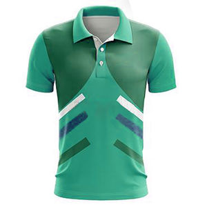 Tenue et maillot de cricket légers et confortables avec logo imprimé, designs d'équipe, couleurs variées, fabriqués au Pakistan - Product Image 2