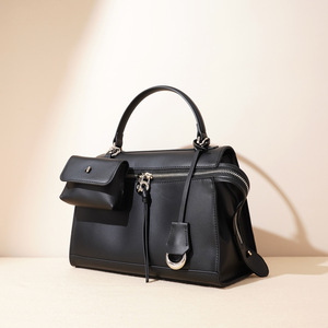 High-end Vintage Women's Cool Large-capacity Laptop Bag Fashion Single Shoulder Crossbody <b>Briefcase</b> for Autumn. - Product Image 4