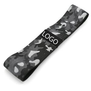 Black Camo Design Heavy Resistance Hip <b>Bands</b> Polyester Fabric for Yoga Hip Booty Workout Home Gym <b>Exercise</b> Set with Carry Bag - Product Image 4