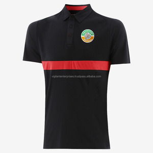 Camiseta de fútbol femenina GAA de alta calidad personalizada 100% poliéster, ropa de fútbol gaélico de la mejor calidad con logotipo frontal de patrón sólido OEM - Product Image 1