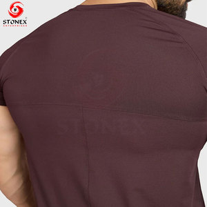 Camiseta Deportiva de Punto Personalizada para Hombre, Transpirable, de Secado Rápido, Ropa Deportiva, Camiseta de Entrenamiento Atlético, Proveedor OEM, Impresión de Logotipo Personalizado - Product Image 6