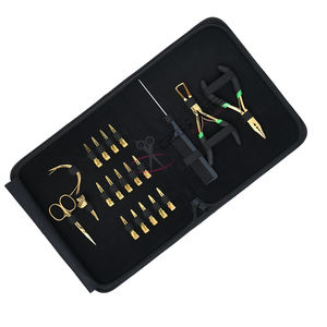 ชุดอุปกรณ์ต่อผมซาลอนโกลด์  คีมรัดและเปิดเม็ดไมโครบีด หวีหางนก  เข็ม  คลิปจัดแต่งทรงผม หวีแสกผม - Product Image 1