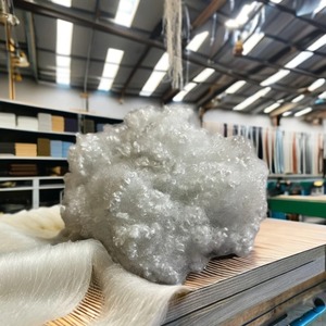 Vikohasan 100% Recycled RPET <b>Staple</b> Fibres 7D HCS White Hollow Conjugated Siliconized PSF Flame Retardant Home Textile Cushion - Product Image 1