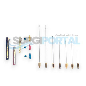 2026 Ensemble de 16 canules de liposuccion personnalisées à verrouillage rapide pour transfert de graisse nano, avec support de seringue à verrouillage rapide SUAVE SURGICAL - Product Image 1
