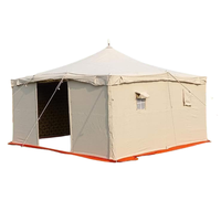 Tente de désert arabe traditionnelle de luxe à double couche en toile, design imperméable quatre saisons pour Dubaï, l'Arabie Saoudite, les Émirats arabes unis, le Qatar