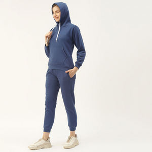 <b>Women</b> Fall Clothing Sporty Polyester/Nylon Sweatsuits 2 Piece Set <b>Joggers</b> Tracksuits Ladies Plus Size Hoodie - Product Image 2