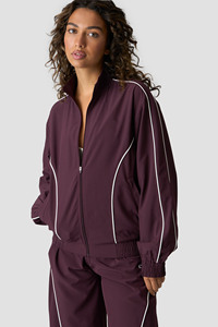 Custom Logo Women's Contrast Piping <b>Track</b> <b>Jacket</b> & Pant Women's Tracksuits Breathable Sportswear Jogging Suits Women's Sweatsuit - Product Image 3