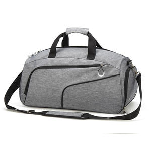 Sac de voyage court grande capacité imprimé, imperméable, pour hommes et femmes, design unique, compartiment sec/humide, sac de sport/gym personnalisé - Product Image 1
