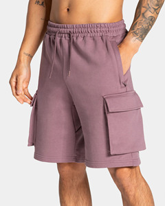 Conjunto de 2 piezas para hombre al por mayor: camiseta sin mangas y pantalones cortos cargo en contraste - Transpirable, ideal para entrenamiento informal - Atuendo premium para el gimnasio - Product Image 6