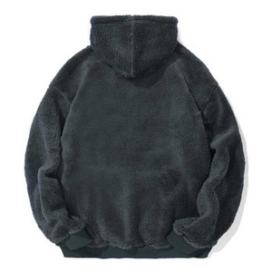 Sweat à capuche d'hiver pour homme, modèle personnalisé, 100% coton, imperméable, coupe-vent, respirant, avec logo sur le devant - Product Image 2