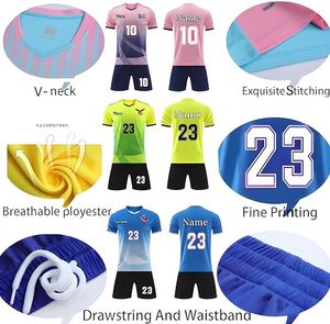 Camisetas de Fútbol Personalizadas para Hombres, Mujeres, Niños, Uniformes de Entrenamiento para Adultos con Nombre, Número y Logotipo - Product Image 5