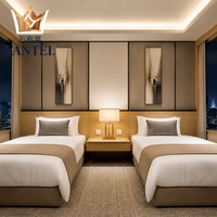 Ensemble de meubles de chambre d'hôtel Vantel, meubles de chambre d'hôtes modernes et luxueux, fabriqués sur mesure pour les projets hôteliers