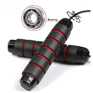 Corde à sauter lestée réglable avec poignée en ABS, longueur 2,5 m, pour exercices à domicile, équipement d'entraînement physique unisexe - Product Image 6