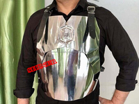 Mandalorian Chest Armor Jacket Cosplay Mandalorian Breastplate Jacket Battle Ready Disfraz con licencia oficial para Halloween