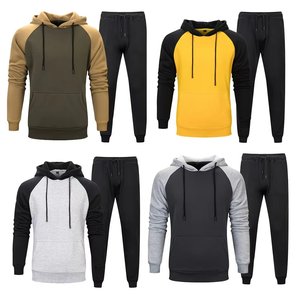 ชุดวอร์มแฟชั่นปี 2026 ผ้าฝ้ายพิมพ์ลายโลโก้ตามสั่ง เสื้อฮู้ด กางเกงขายาว พิมพ์ลายแบบ Sublimation ชุดวอร์มผู้ชาย ชุดออกกำลังกายสองชิ้น - Product Image 6