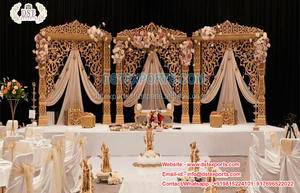 Decoración DE BODA Srilankan exclusiva, decoración de escenario, gran boda hindú, Shiv Parvati, escenario de tendencia, escenario de recepción de boda - Product Image 5