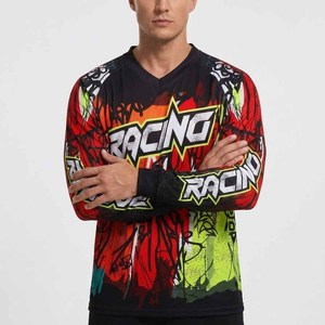 Ropa de Ciclismo de Manga Larga al por Mayor, Jersey Personalizado para Descenso de Montaña, Jersey de Ciclismo para Hombre, Motocross - Product Image 6