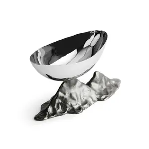 Grand bol en aluminium fait main moderne avec couvercle, style américain, pour hôtel, café, bureau, intérieur, sécurité, luxe, décoration de complexe hôtelier, grossiste Zahid plaqué - Product Image 3