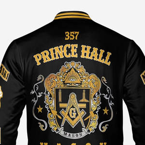 Custom Masonic Letterman Jacket Embroidered Freemason Symbol Men Stylish Warm Outerwear Men Masonic Letterman Jacket - Product Image 5