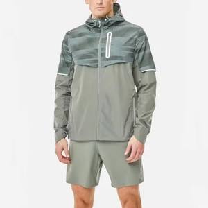 Ensemble de survêtement pour homme, coupe-vent en nylon 100% polyester personnalisé, short de jogging, veste d'hiver pour activités de plein air - Product Image 2
