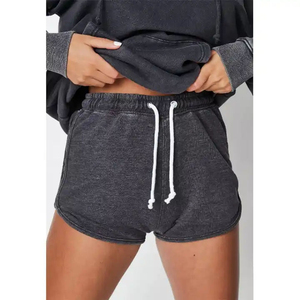 Women's 2 Piece <b>Set</b> Hoodie and Shorts Letter Print Digital Printed <b>Knitted</b> Cotton Regular Fit Casual Sportswear All Seasons Wear - Product Image 4