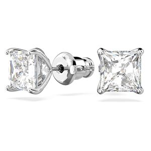 Fashion Stud <b>Earrings</b> Princess Cut Lab Grown Solitaire Diamond 925 Sterling <b>Silver</b> 14K <b>Solid</b> Gold Minimalist Square <b>Earrings</b> - Product Image 2