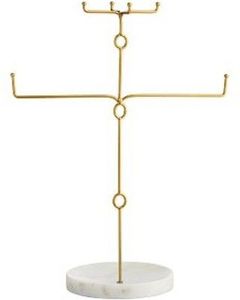 European Classic Style Metal Jewelry Rack Desktop <b>Dressing</b> <b>Table</b> <b>Storage</b> for Earrings and Necklace Sorter for Metal Jewelry - Product Image 3