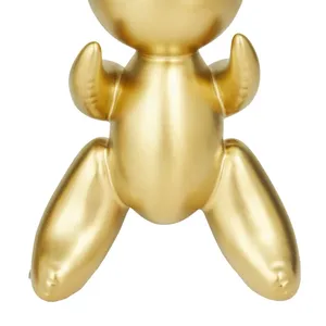 Escultura de Aluminio Chapada en Oro Hecha a Mano de Primera Calidad, Elegante Adorno Decorativo para Proyectos Corporativos de Interiores Modernos, Zahid Exports - Product Image 2