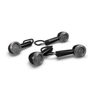 Intermitentes LED Negros KXA00248 compatibles con Royal Enfield Meteor 350 Classic 350 Hunter 350 - Product Image 1