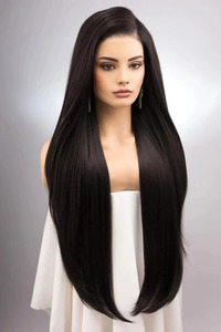 Indian Supplier 5x5 HD Closure <b>Wig</b> <b>Human</b> Hair Soft Silky Natural Black Hair For Salon And Daily Styling Available For Sale - Product Image 6