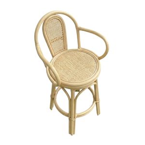 Children Furniture Elegant Rattan High <b>Chair</b> High Quality <b>Cheap</b> Price Kids Furniture Wholesale For Nursery Room And Play Area - Product Image 2