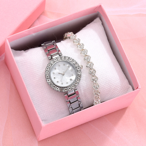8607 Juego de 2 Relojes de Lujo para Mujer con Brazalete, Conjunto de Relojes de Moda para Dama, Relogio Feminino - Product Image 5