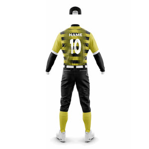 Lightweight Uniform 100% Polyester 300 Gsm Sportswear Uniform <b>Baseball</b> Training Wear Suit Custom Logo Teamwear Plain Uniform - Product Image 3